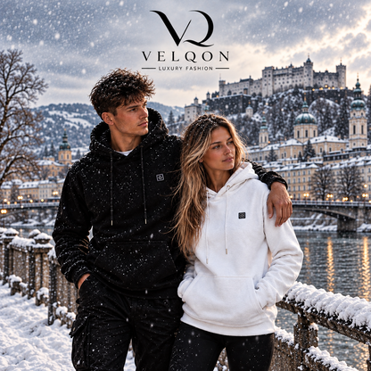 VELQON | Heated Hoodie UNISEX – Premium beheizbarer Hoodie