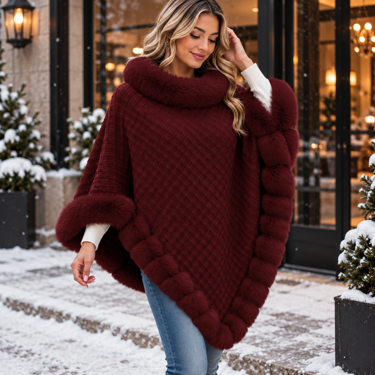VELQON | Soft Timeless Poncho