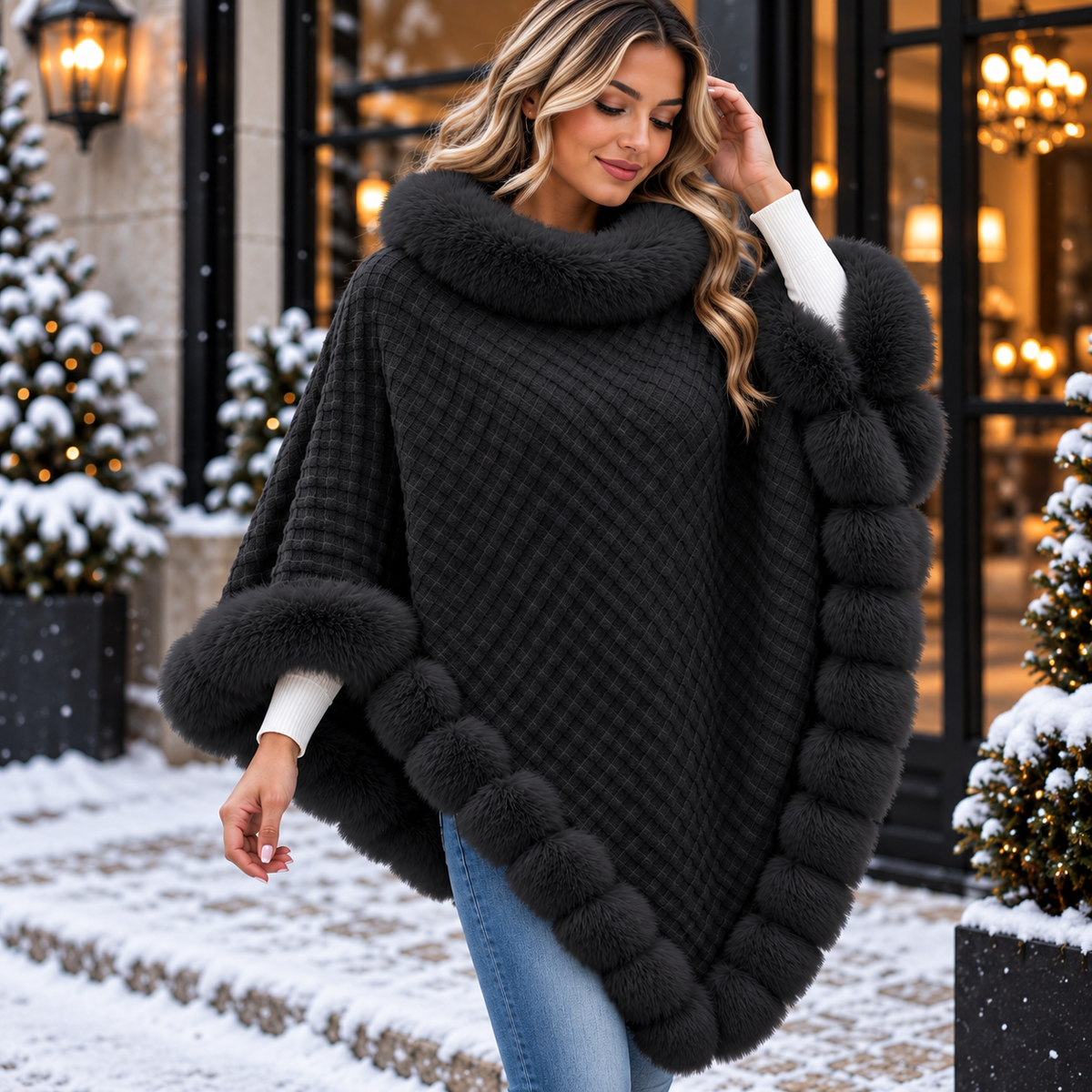 VELQON | Soft Timeless Poncho