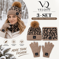 VELQON | Winter 3-Set – Mütze, Schal & Handschuhe