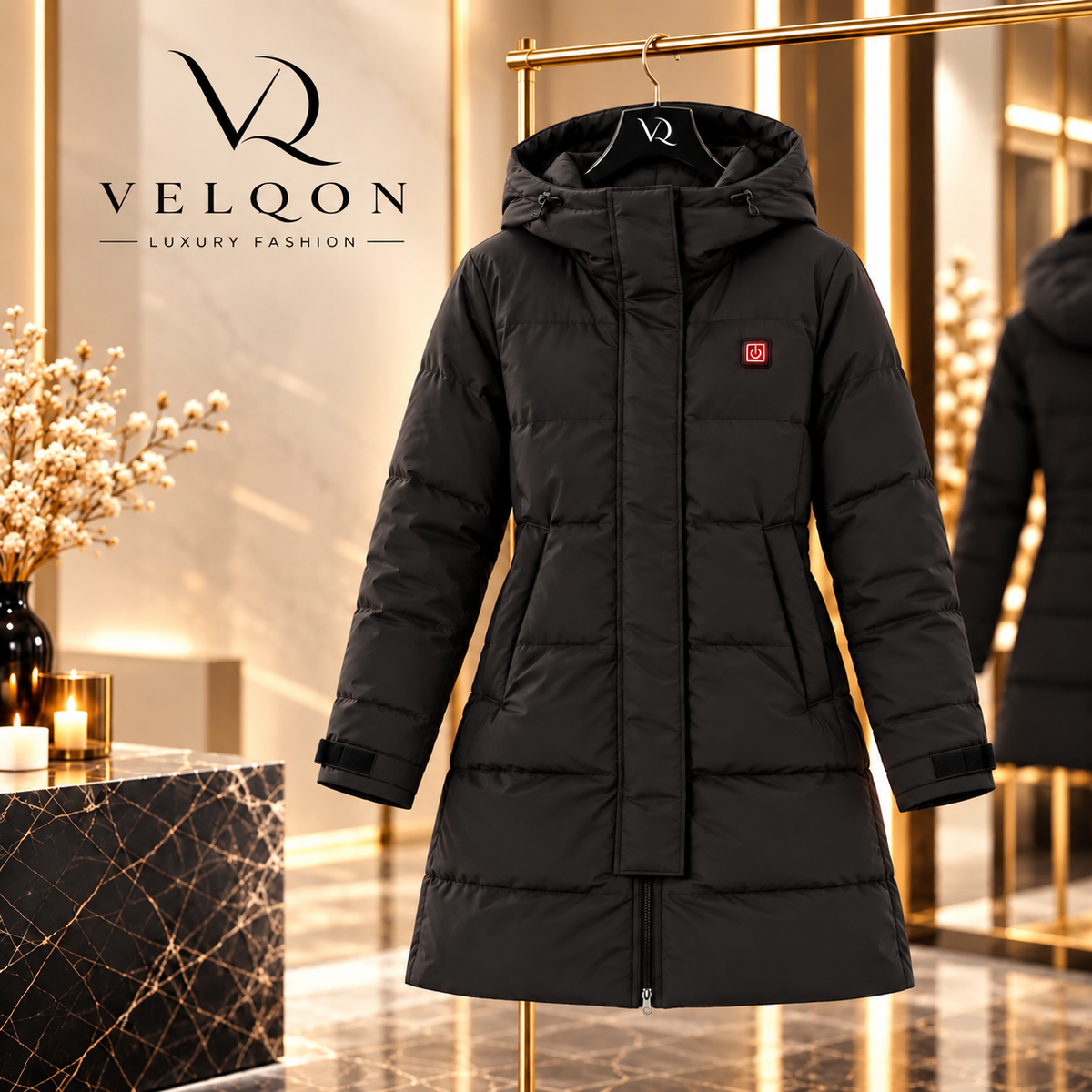 VELQON | Heated Coat - beheizbarer Wintermantel