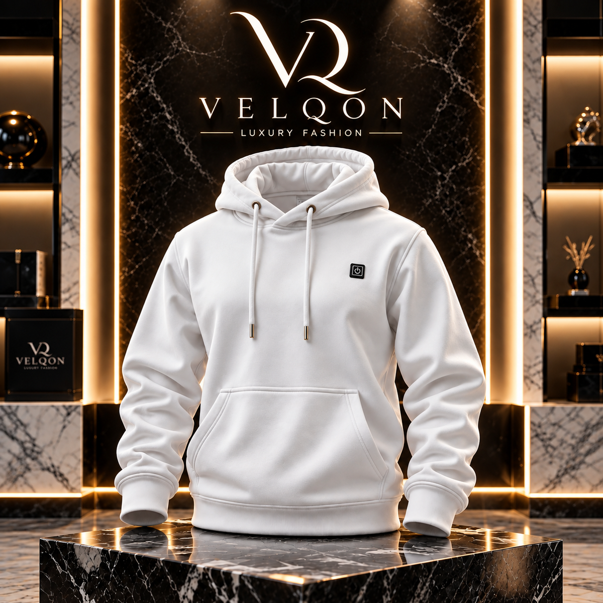 VELQON | Heated Hoodie UNISEX – Premium beheizbarer Hoodie