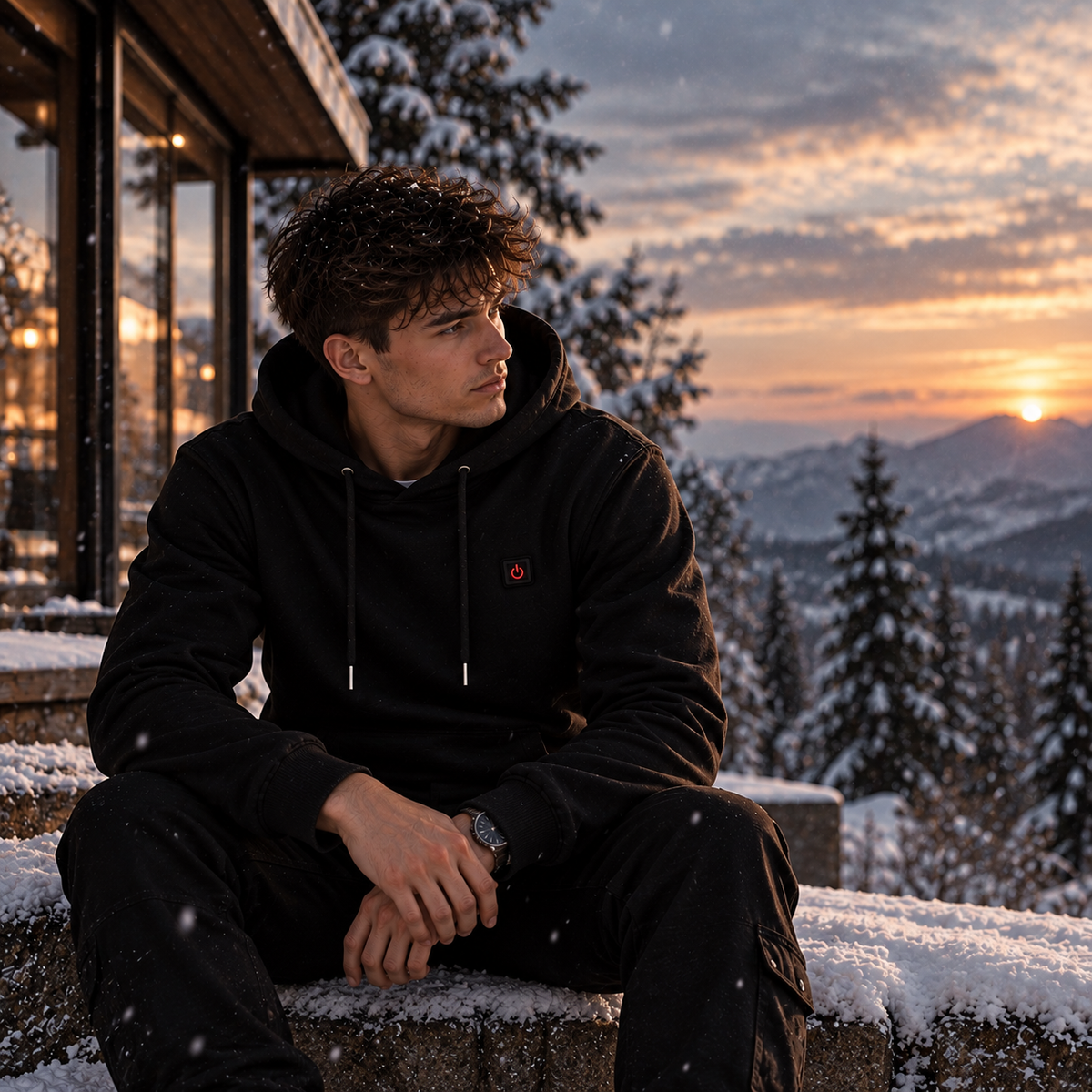 VELQON | Heated Hoodie UNISEX – Premium beheizbarer Hoodie